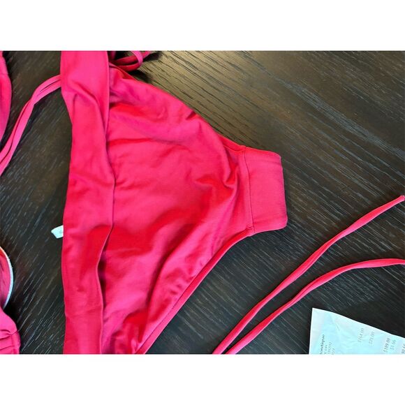 Seafolly australia  Women's Red Bandeau Bikini Set Size 8 US‎  Bikini - Picture 6 of 7
